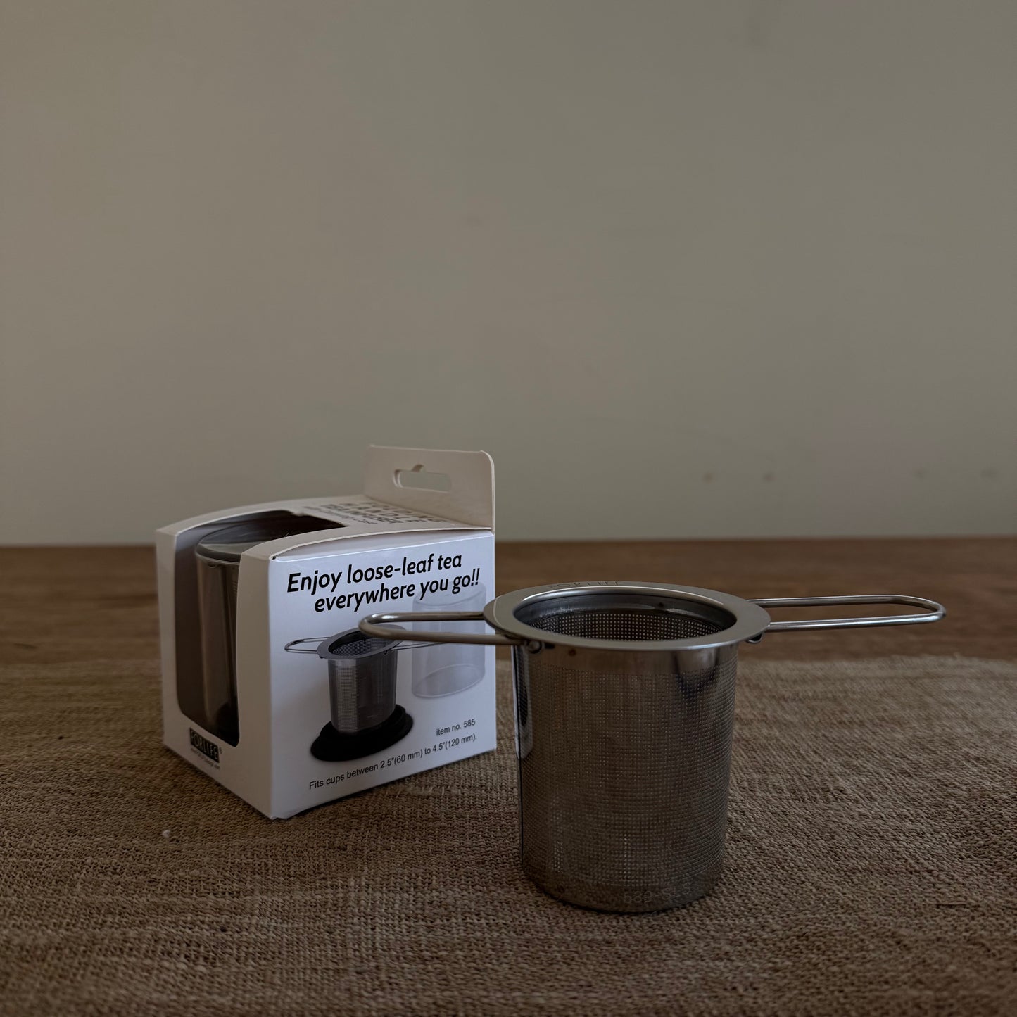 折り畳みハンドル付き茶漉し