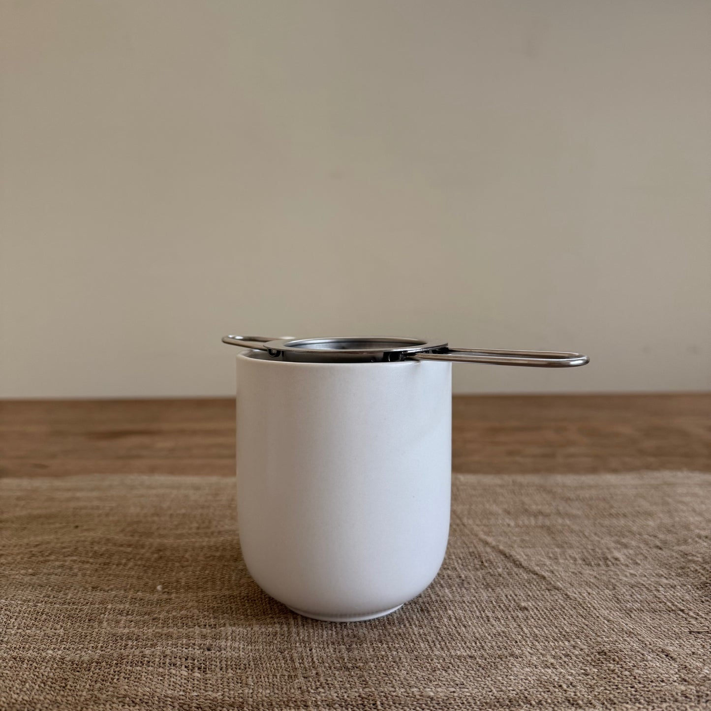 折り畳みハンドル付き茶漉し