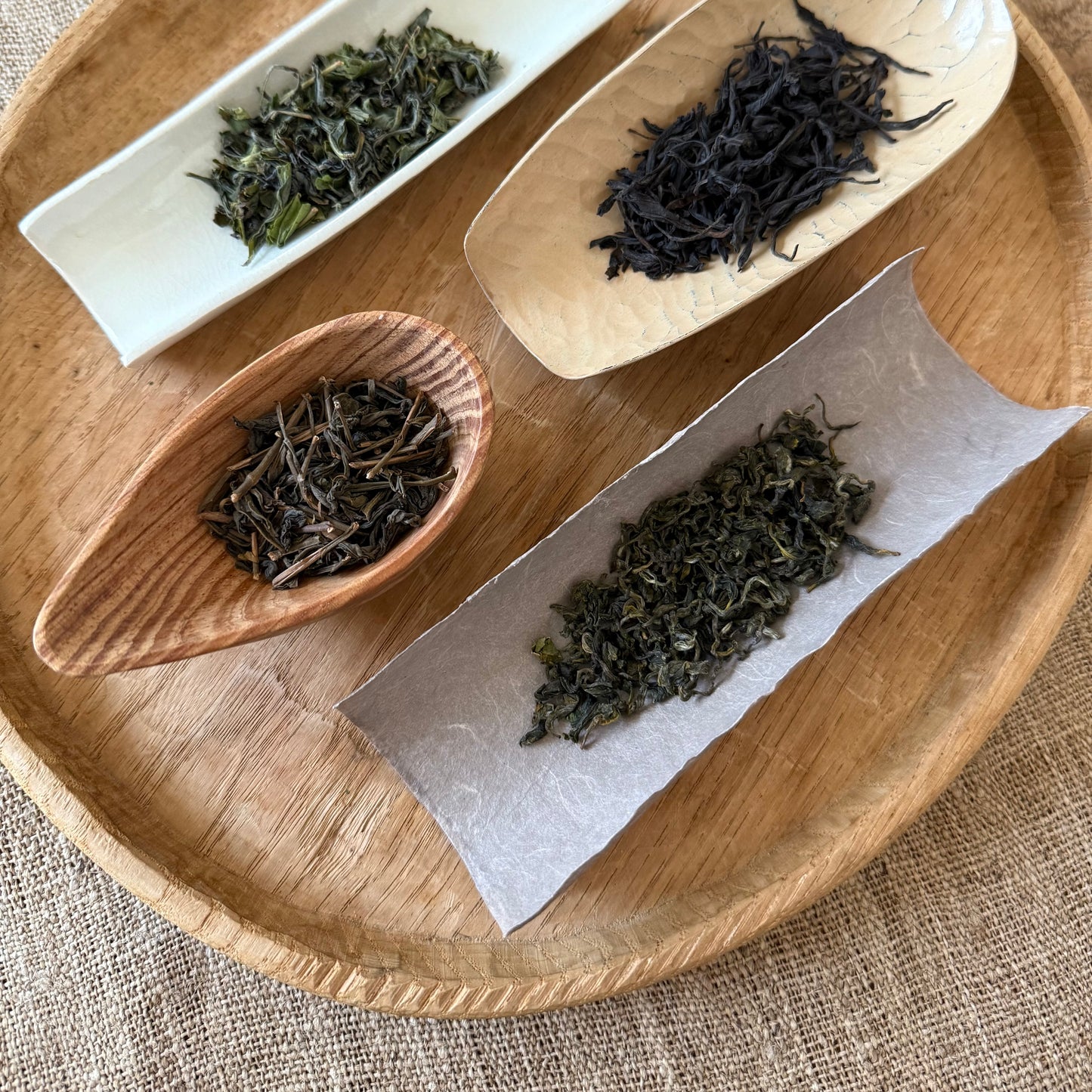 季節のお茶三種　Omakase Tea Selection