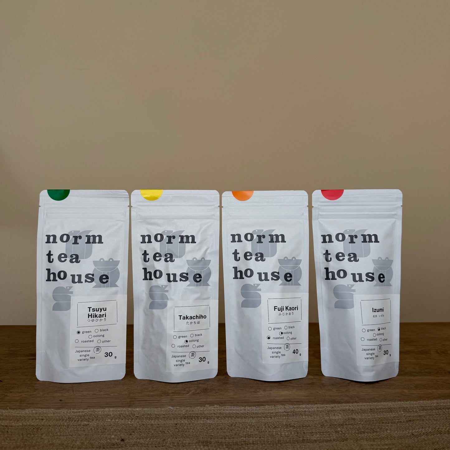 季節のお茶三種　Omakase Tea Selection