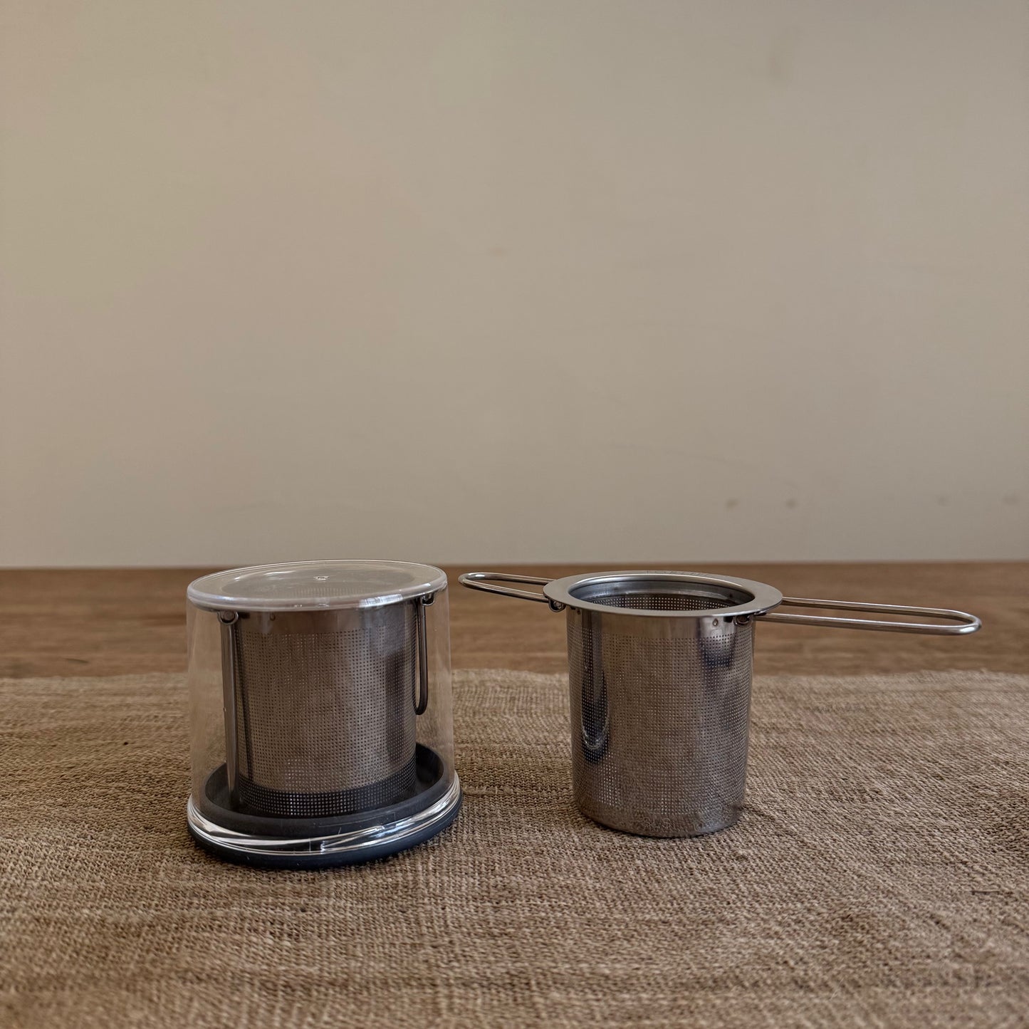 折り畳みハンドル付き茶漉し